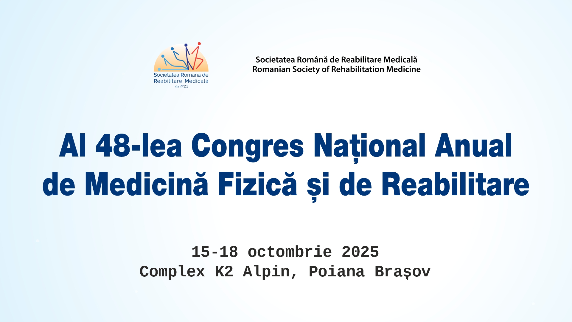 Al 48-lea Congres Național Anual de Medicină Fizică și de Reabilitare